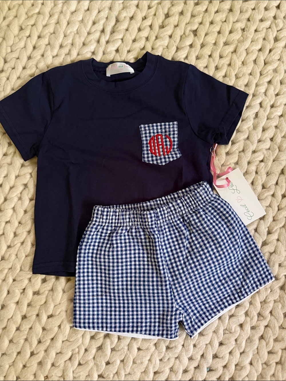 Cecil and Lou short set